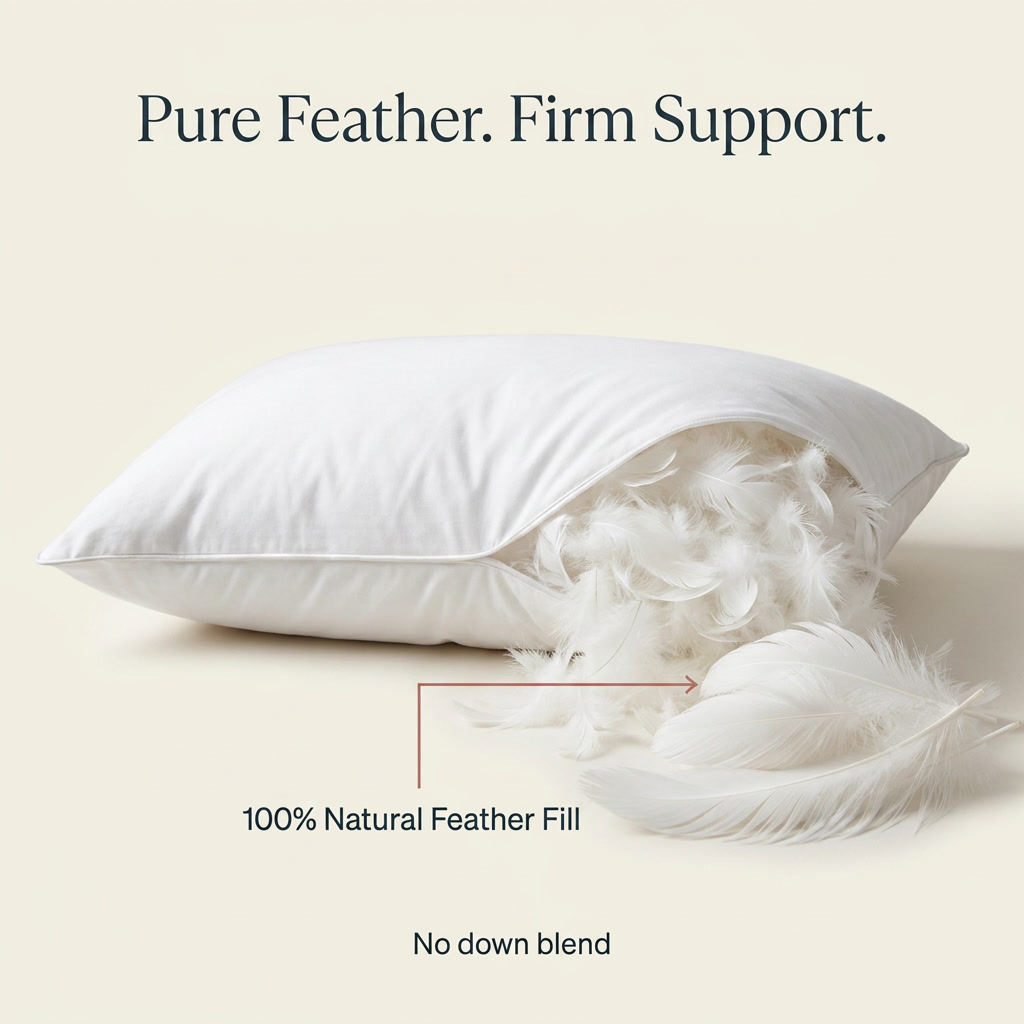 Feather Pillow — Classic Firm Support