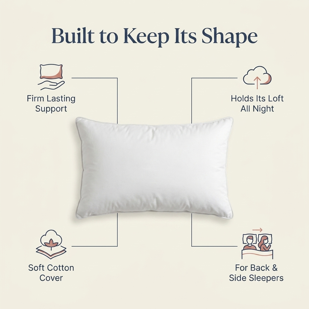 Feather Pillow — Classic Firm Support