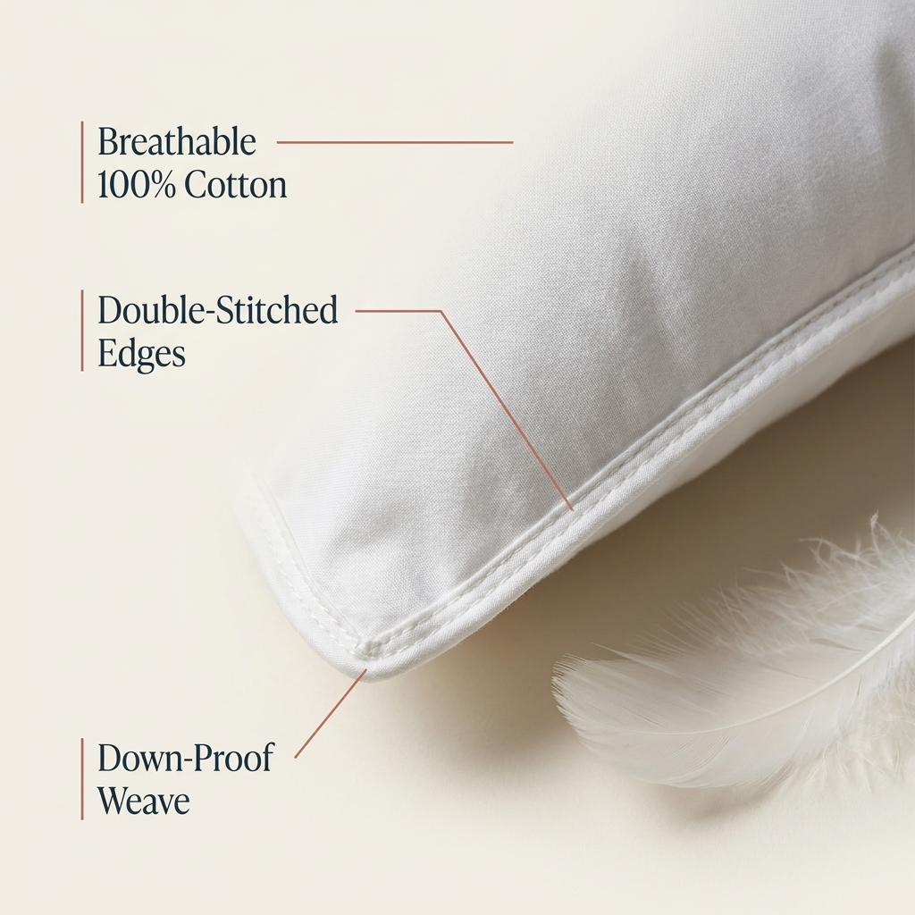 Feather & Down Pillow — 70/30 Luxury Hotel Collection