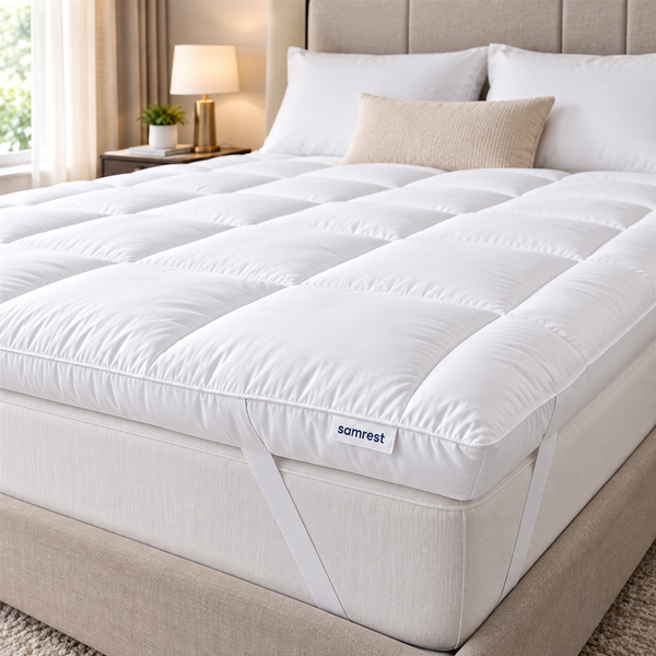 Samrest Premium Microfiber Mattress Topper